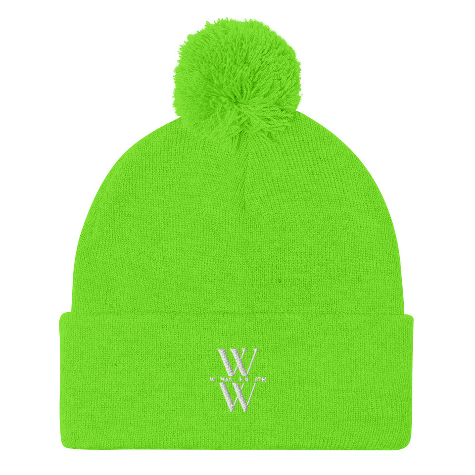Woman of Worth Pom-Pom Beanie