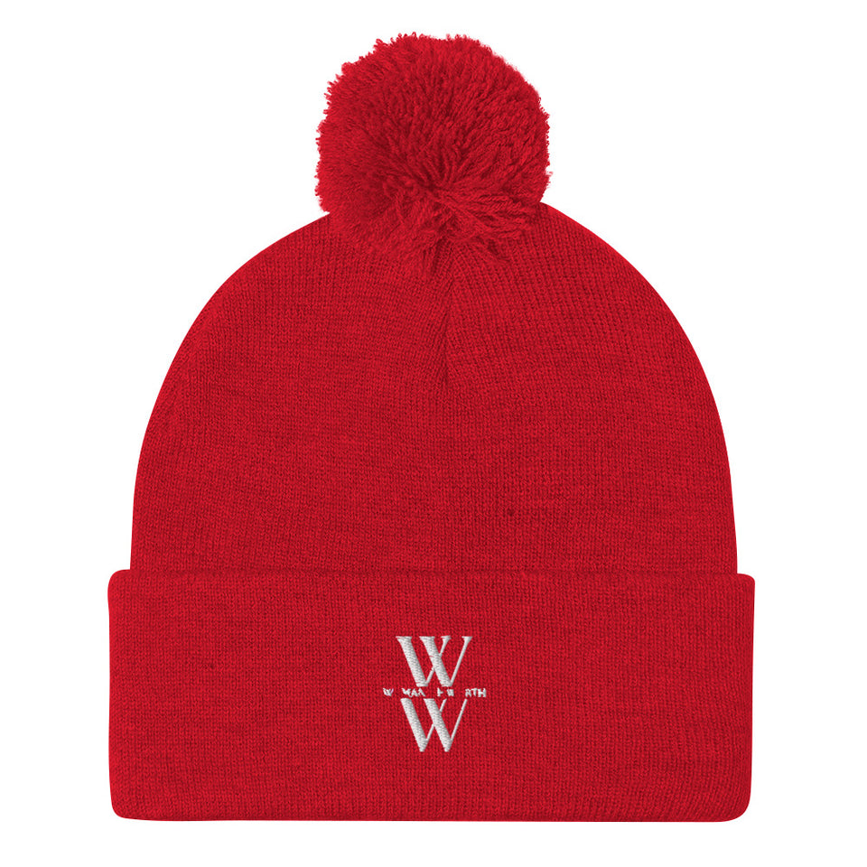 Woman of Worth Pom-Pom Beanie