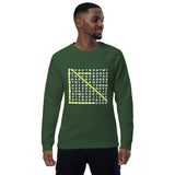 Mens MOV organic raglan sweatshirt