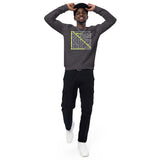 Mens MOV organic raglan sweatshirt
