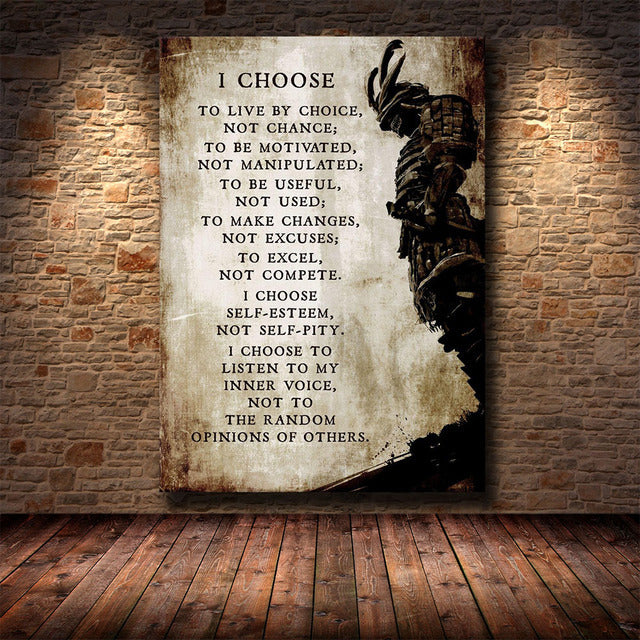 Motivational Canvas Art