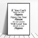 Motivational Minimalist Decor Art