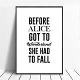 Motivational Minimalist Decor Art