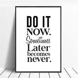 Motivational Minimalist Decor Art